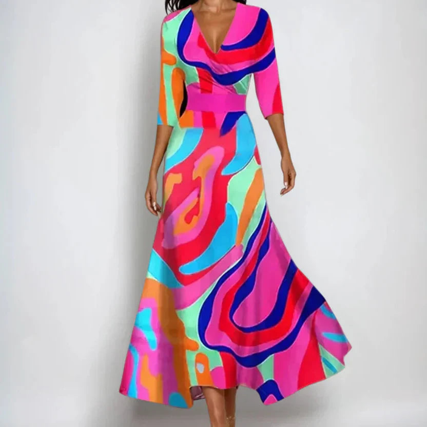 Emmy - Vestido Floral de Lujo