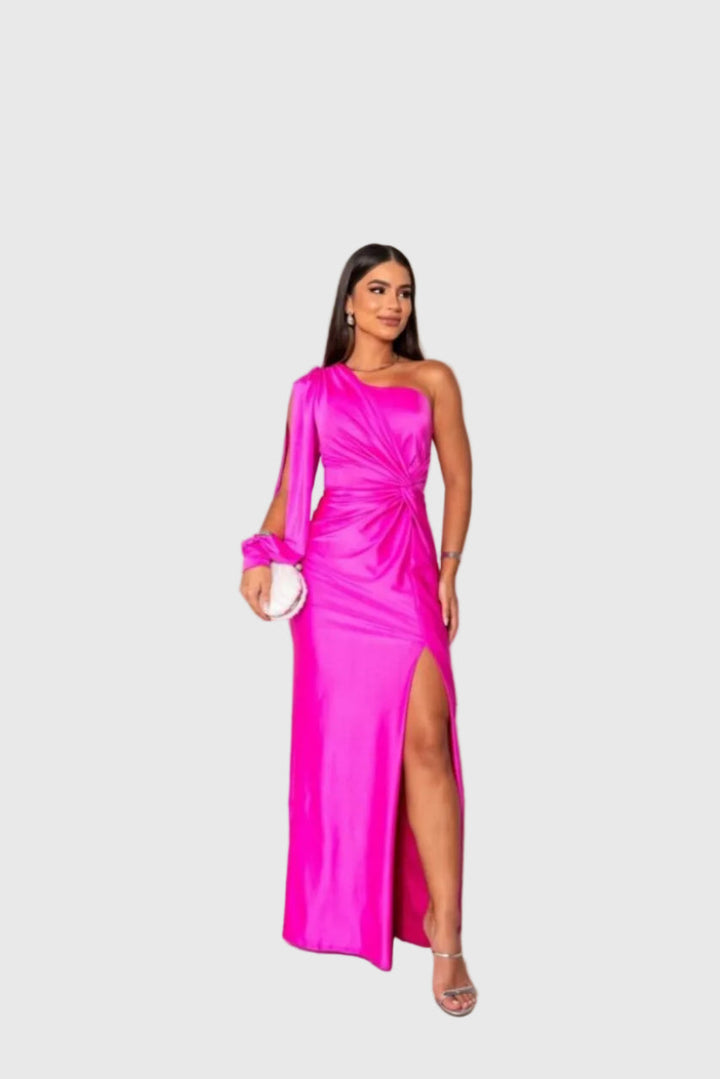 Melyssa | Elegante Vestido Maxi de Noche Fluido