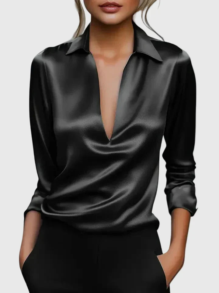 Calvina | Blusa Sofisticada