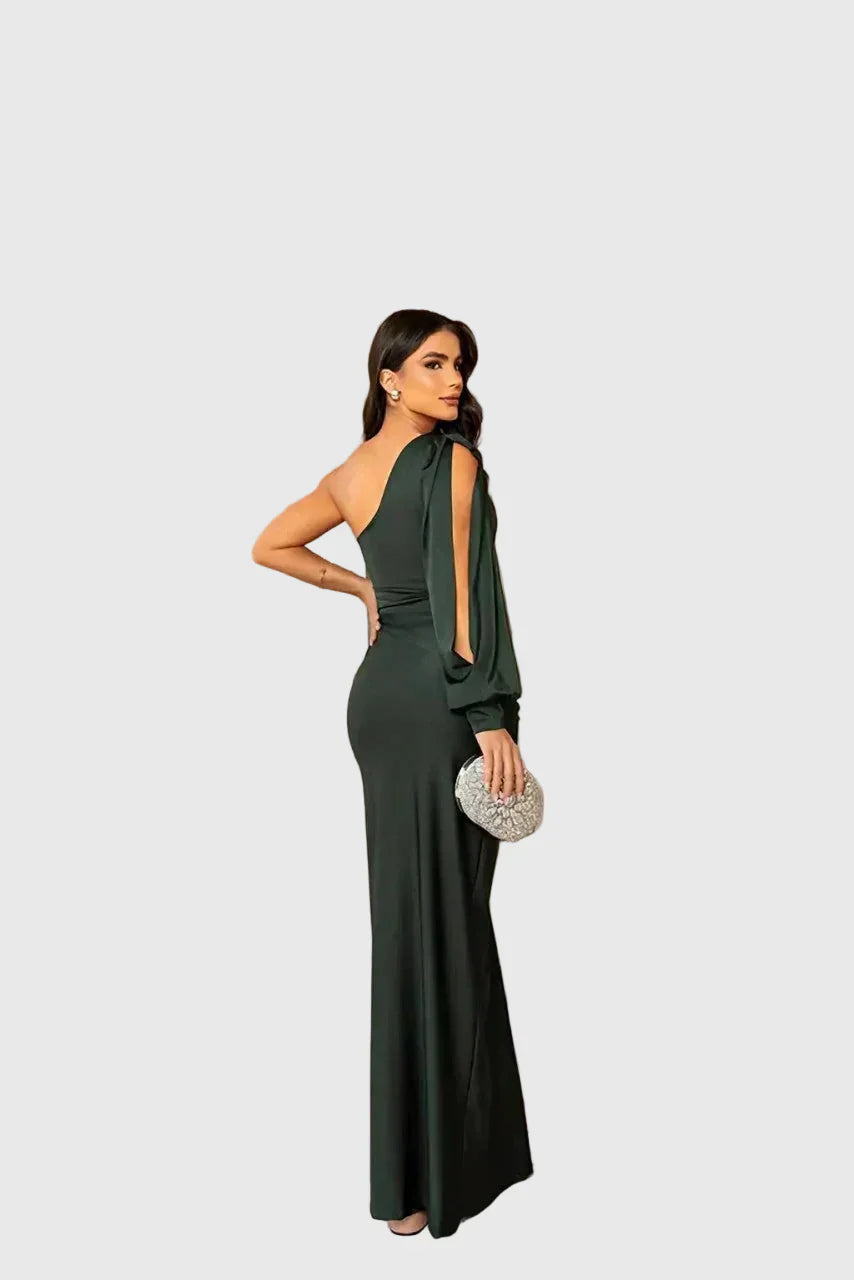 Melyssa | Elegante Vestido Maxi de Noche Fluido