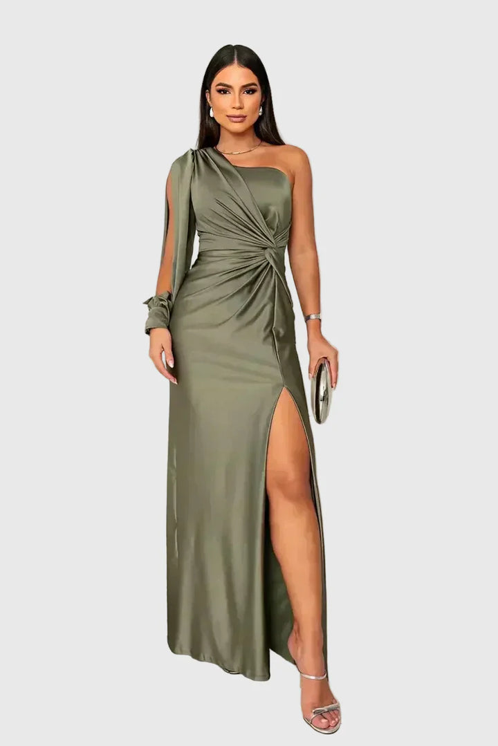 Melyssa | Elegante Vestido Maxi de Noche Fluido